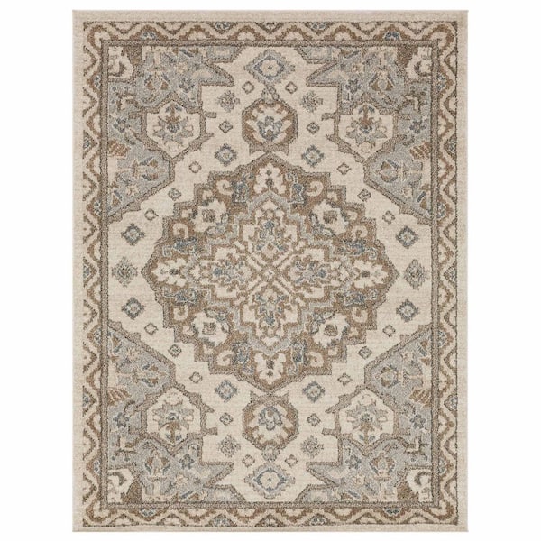 Mohawk Home Laughton Gray 5 ft. 3 in. x 8 ft. Area Rug