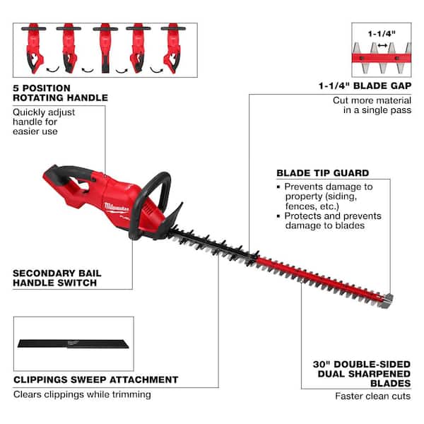 Milwaukee M18 FUEL 18V 30 in. Brushless Cordless Battery