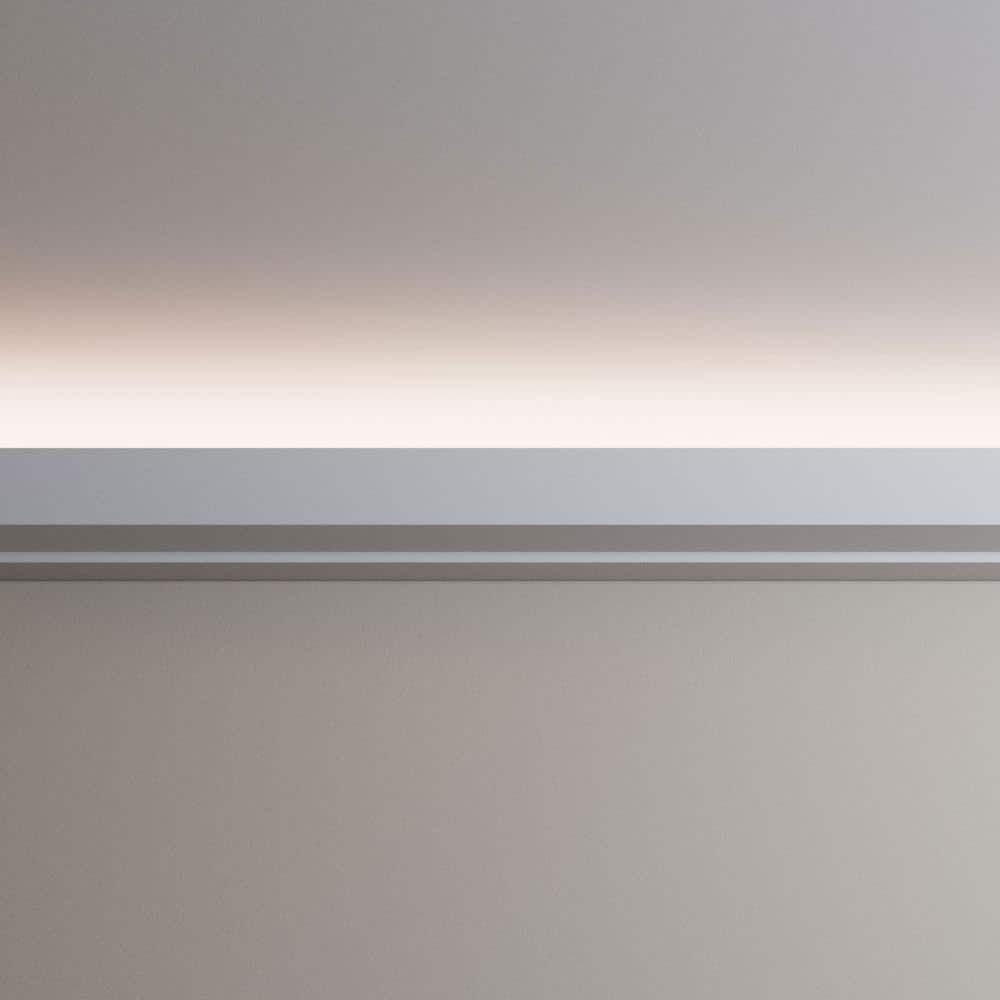 Armando 96 in. Unfinished Polyurethane Crown Moulding