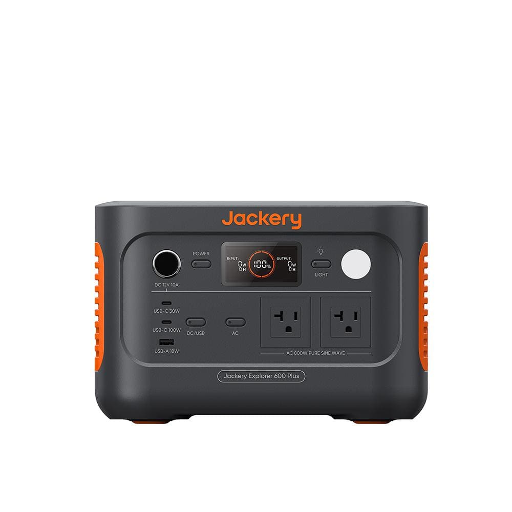 Jackery 800W-Watt Output/1600 Peak Portable Power Station Explorer 600 Plus Push Button Start Battery Generator for Outdoors