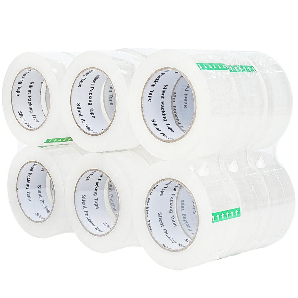 Silent Packing Tape 18-Pack 2.4 mil x 1.88 x 110 yds. Heavy Duty Noiseless Tape for Shipping, Moving, Storage price history on PriceWatchPro