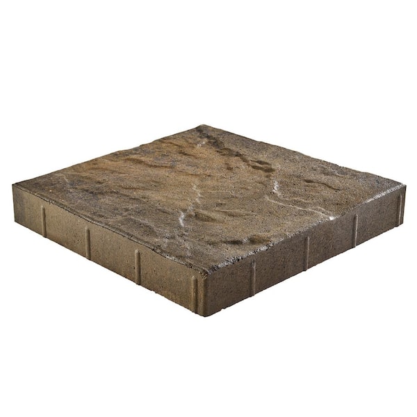 Pavestone Taverna Square 16 in. x 16 in. x 2 in. Eddington Blend Concrete Step Stone