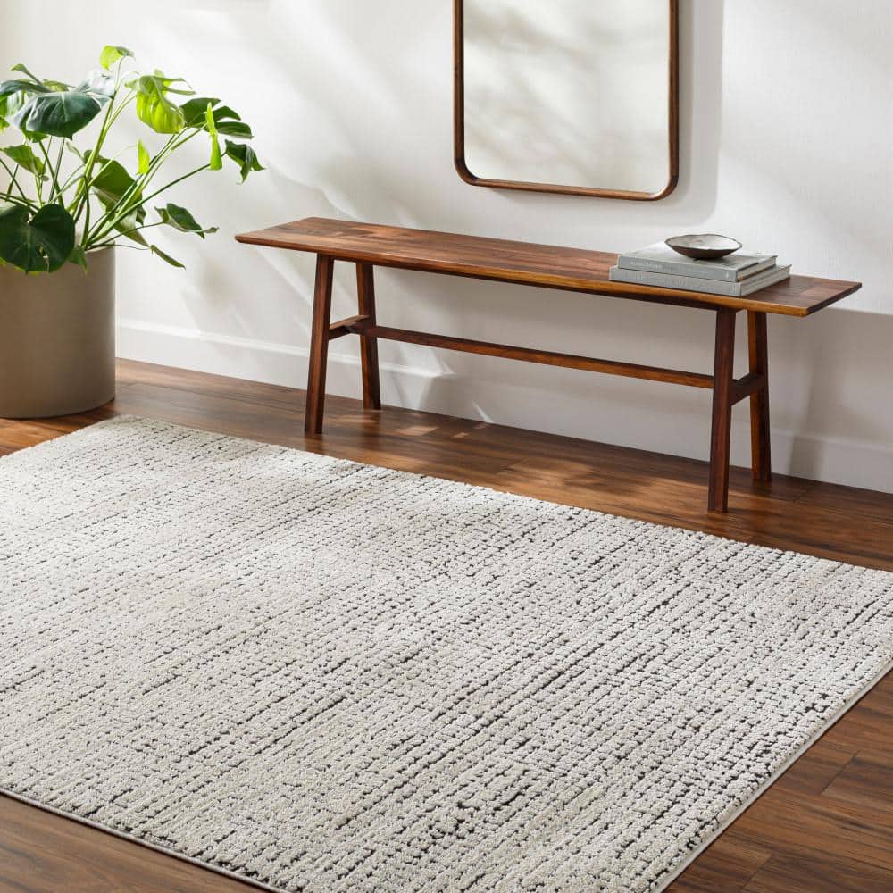 Freud Black 8 ft. x 10 ft. Abstract Indoor Area Rug - thumbnail 6