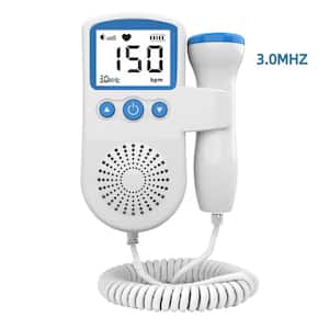 Fetal Heart Rate Monitor Home Pregnancy Baby Fetal Sound Heart Rate Detector in Blue