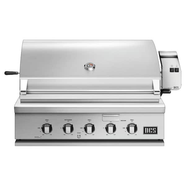 DCS Series 7 36 in. Built-In Propane Gas Grill in Stainless Steel with Rotisserie