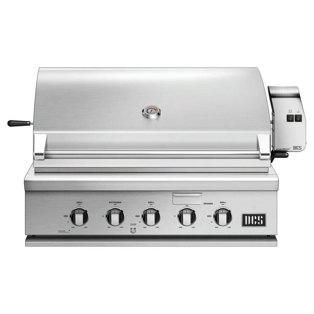 Series 7 36 in. Built-In Natural Gas Grill in Stainless Steel with Rotisserie
