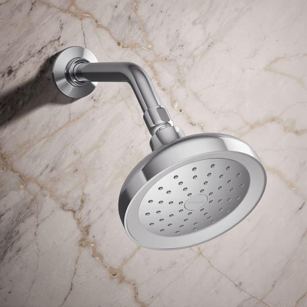 KOHLER Arise 1-Spray Pattern 5.6875 in. Lighted Wall-Mount Fixed