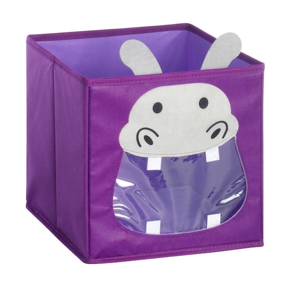 Whitmor 10 in. x 10 in. Collapsible Cube Hippo