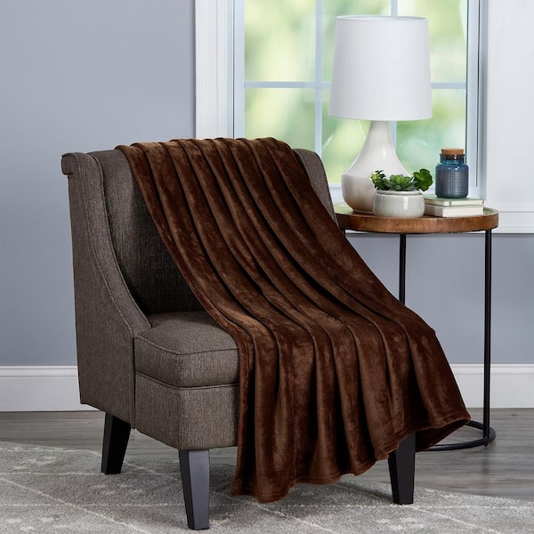 Oversized Velvet Microfiber Plush Throw Blanket