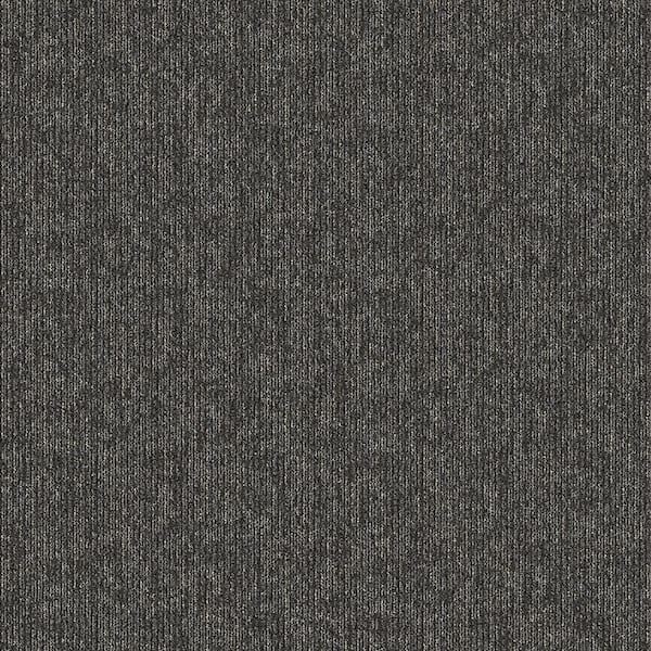 Crescent Creek - On Demand - Gray Commercial 24 x 24 in. Glue-Down Carpet Tile Square (96 sq. ft.)