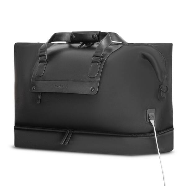 CHAMPS Onyx Collection 20 in., Black Nylon Duffle Bag Backpack