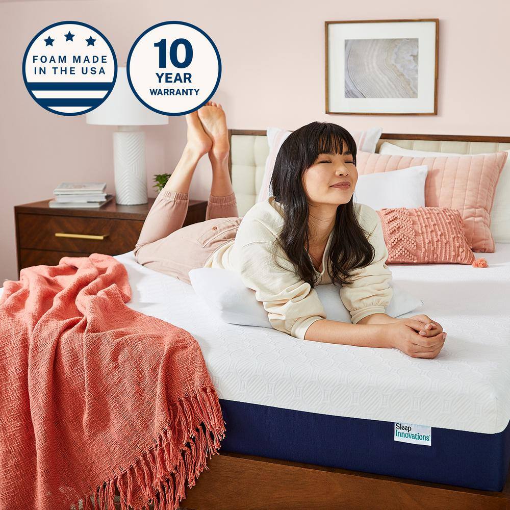 Shiloh 12" Full Memory Foam Mattress with Hypoallergenic Cover