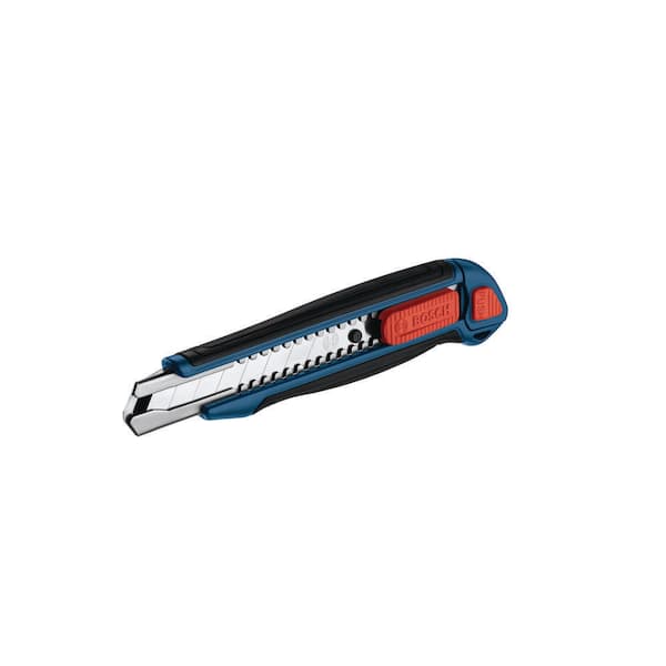 8 mm Snap-Off Utility Knife with Soft Grip, Slider Mechanism, and Integrated Blade Snap