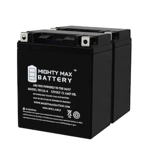 YB12A-A 12V 12AH Replacement Battery Compatible with Yuasa Yumicron 26012-1061 - 2 Pack