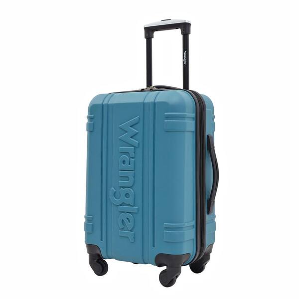 Wrangler 20 in. EXPANDABLE HYDRO (TURQUOISE) ROLLING HARDSIDE CARRY-ON ...