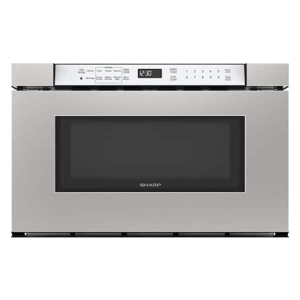 1.2 Cu Ft Electric 950-Watts Microwave Drawer in Silver with Angled Touch Controls