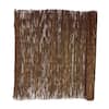 Vigoro 6 ft. H x 16 ft. W Carbonized Reed Fence 4477420 - The Home Depot