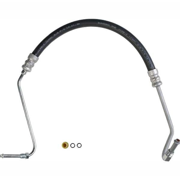 Sunsong Power Steering Pressure Line Hose Assembly - Hydroboost To Gear