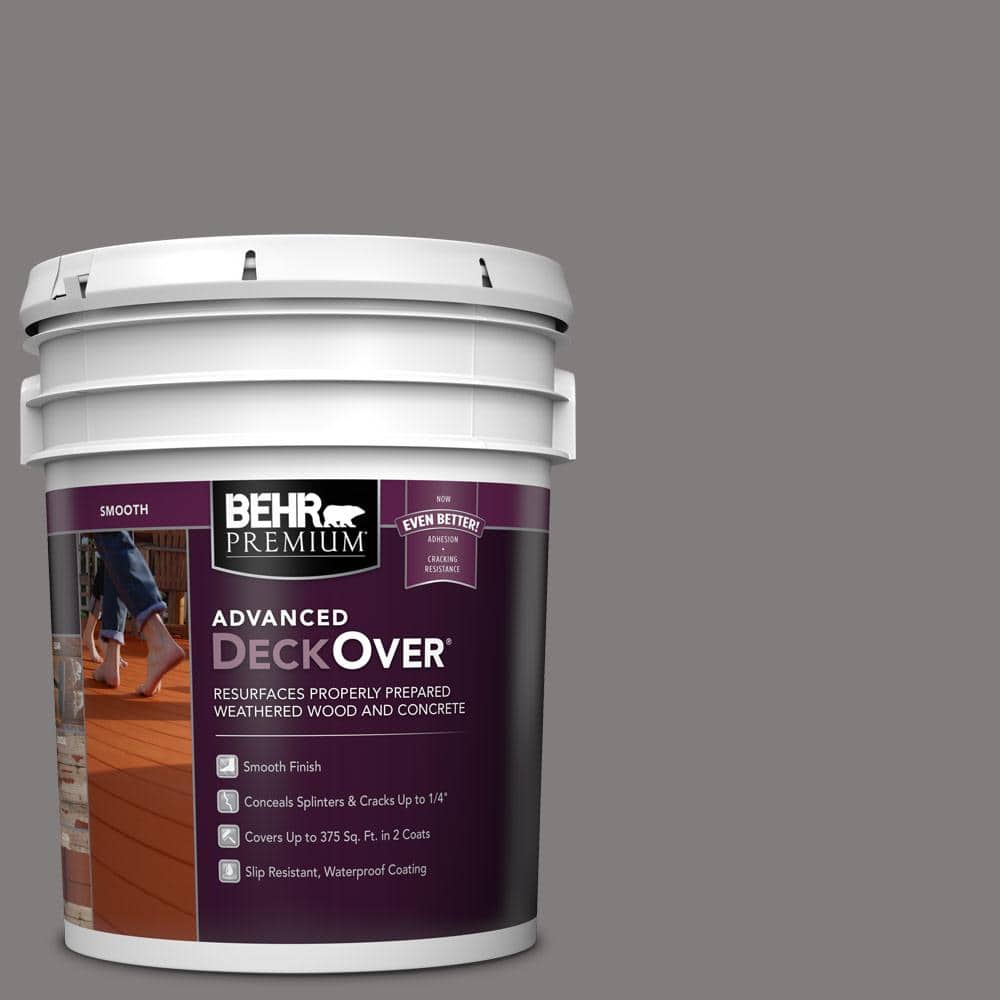 BEHR Premium Advanced DeckOver 5 gal. #SC-125 Stonehedge Smooth Solid ...