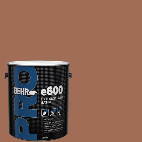 1 gal. #230F-6 Earth Tone Satin Exterior Paint