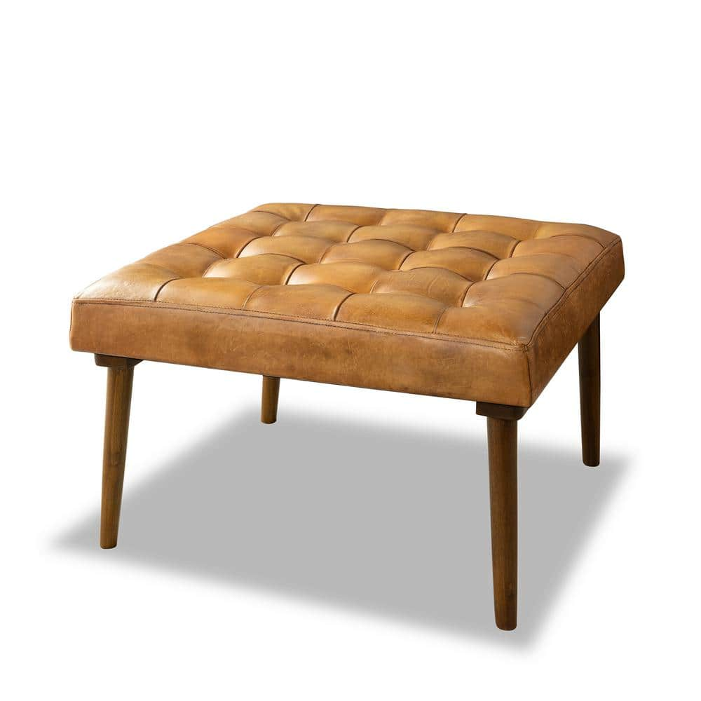 Ashcroft Imports Furniture Co Alvar Mid Century Button Tufted Square