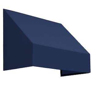 4.38 ft. Wide New Yorker Window/Entry Fixed Awning (18 in. H x 36 in. D) Navy