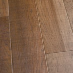 Hickory Capistrano 3/8 in. T x 6-1/2 in. W x Varying L Engineered Click Hardwood Flooring (23.64 sq. ft./case)