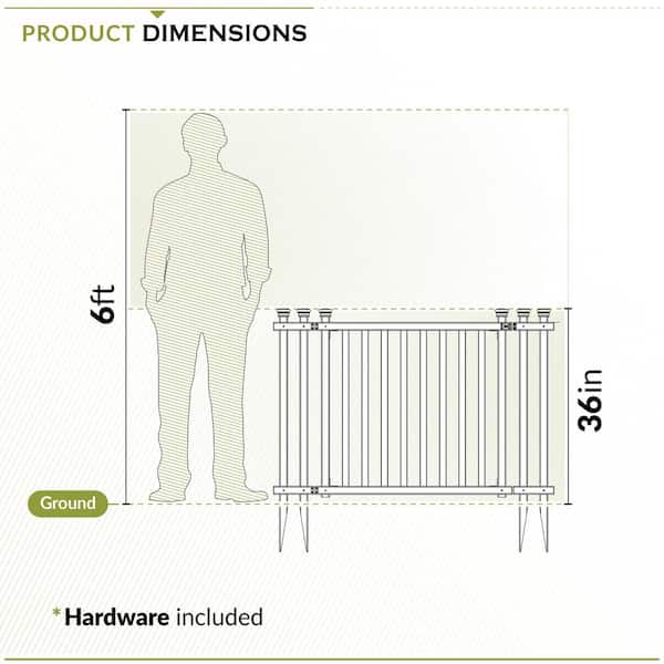 Zippity Outdoor Products 4.3 ft. W x 3 ft. H White Vinyl Zippity Outdoor Products 4.3 ft. W x 3 ft. H White Vinyl