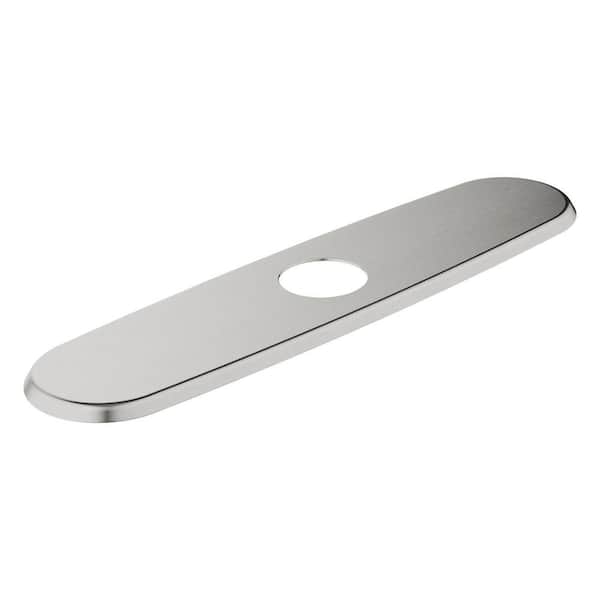 GROHE 10 in. Metal Escutcheon in Supersteel Infinity Finish
