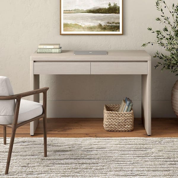 Meyer&Cross Ashcroft 47.63 in. Alder White Writing Desk