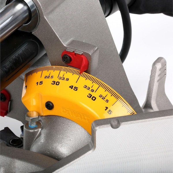 DEWALT - 15 Amp Corded 12 in. Double Bevel Sliding Compound Miter Saw with XPS technology, Blade Wrench and Material Clamp