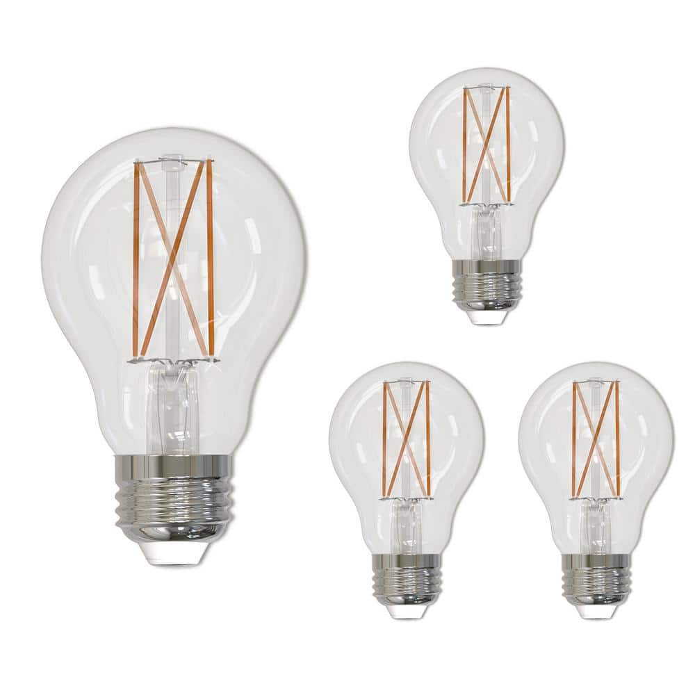 75-Watt Equivalent A19 Dimmable Medium Screw LED Light Bulb Warm White Ligh