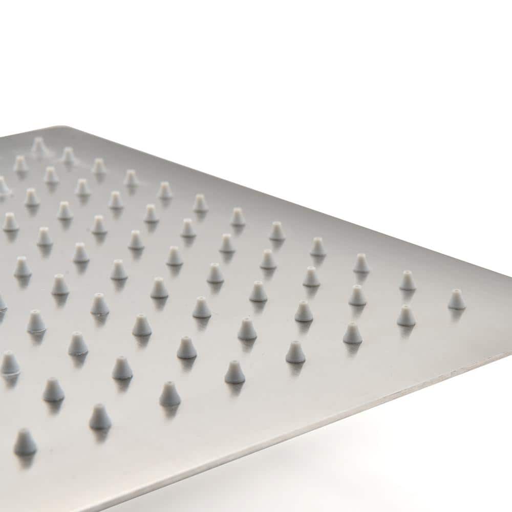 Rain Nickel Square Wall Mounted Shower Head