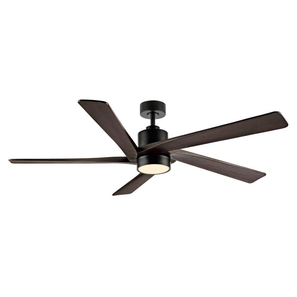 WINGBO 54 in. DC Indoor Ceiling Fan with Integrated LED and Remote