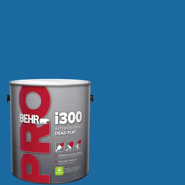 BEHR PRO 1 gal. #S-G-560 Jazz Blue Dead Flat Interior Paint