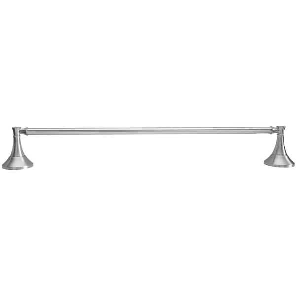 ARISTA Tamarack 24 in. Wall Mounted Towel Bar in Satin Nickel