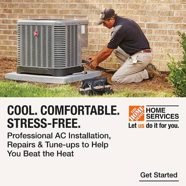 Installed Residential Central Air Conditioner