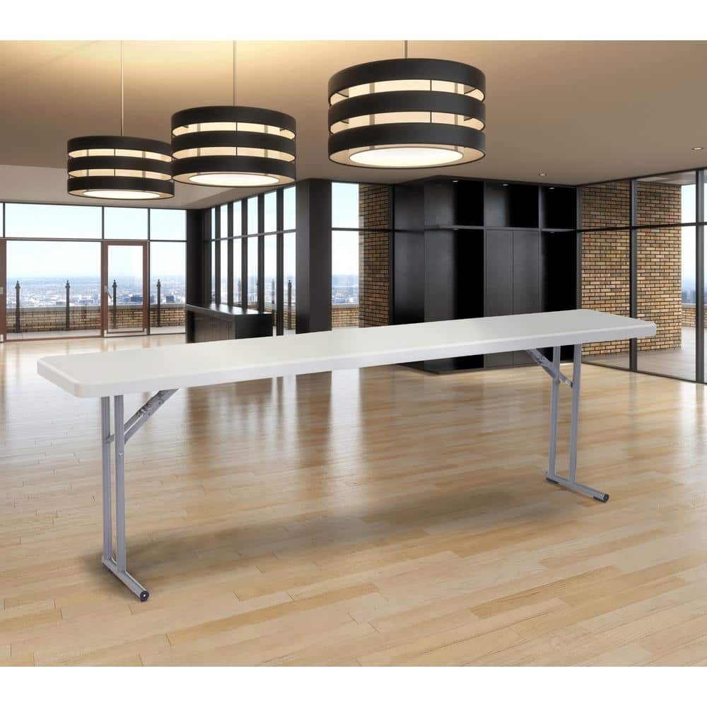 Speckled Gray 96" Lightweight Seminar Folding Table