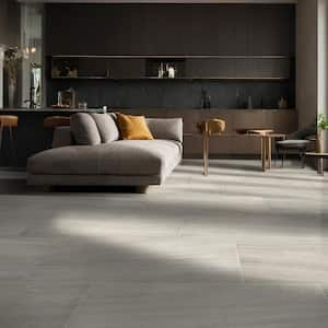 Malahari Greige 24 in. x 48 in. Lapato Porcelain Stone Look Floor and Wall Tile (565.56 sq. ft./Pallet)