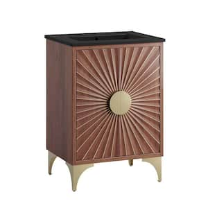 Daylight 24 in. Bathroom Vanity in Black Walnut