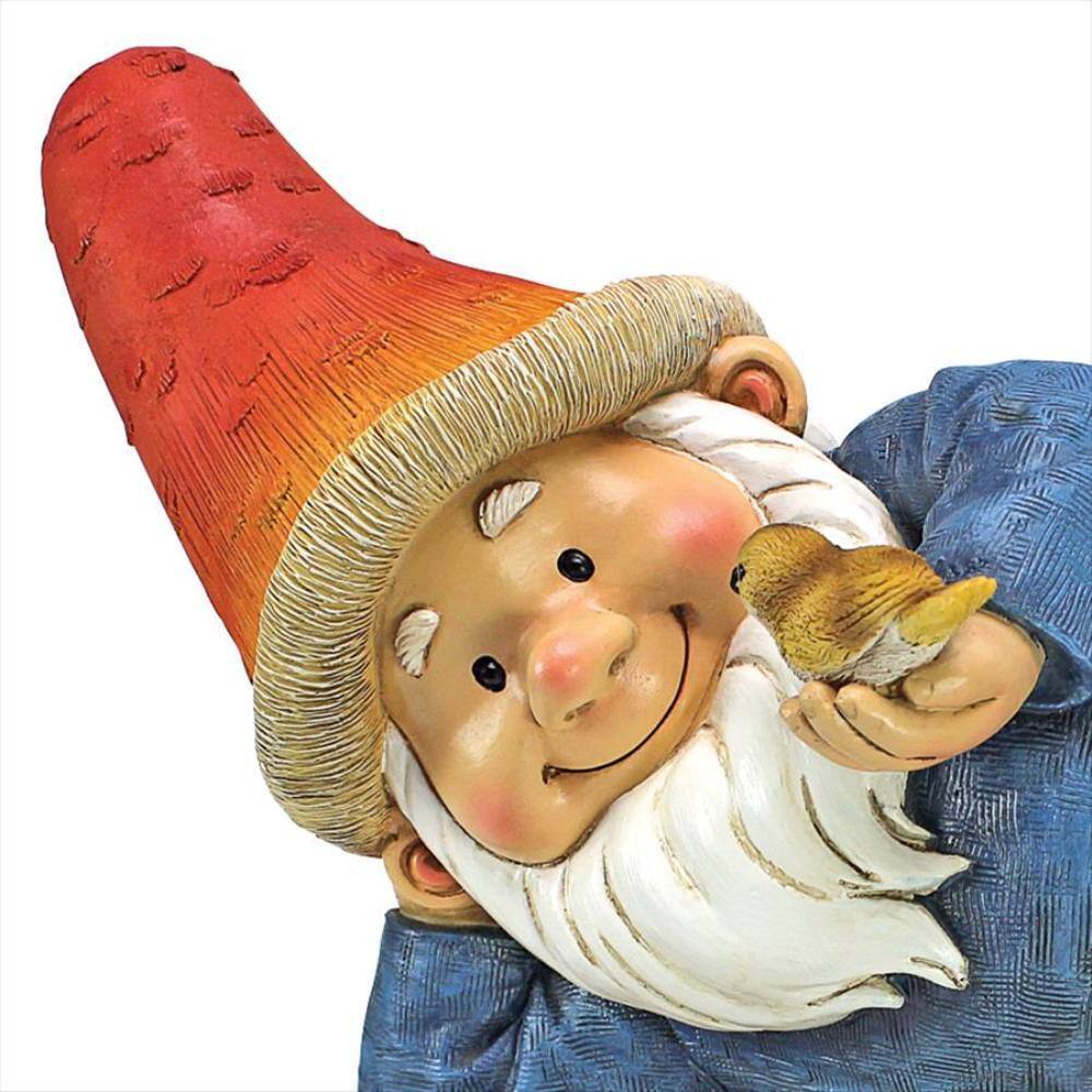 Gideon Garden Gnome Welcome Sign Resin Statue