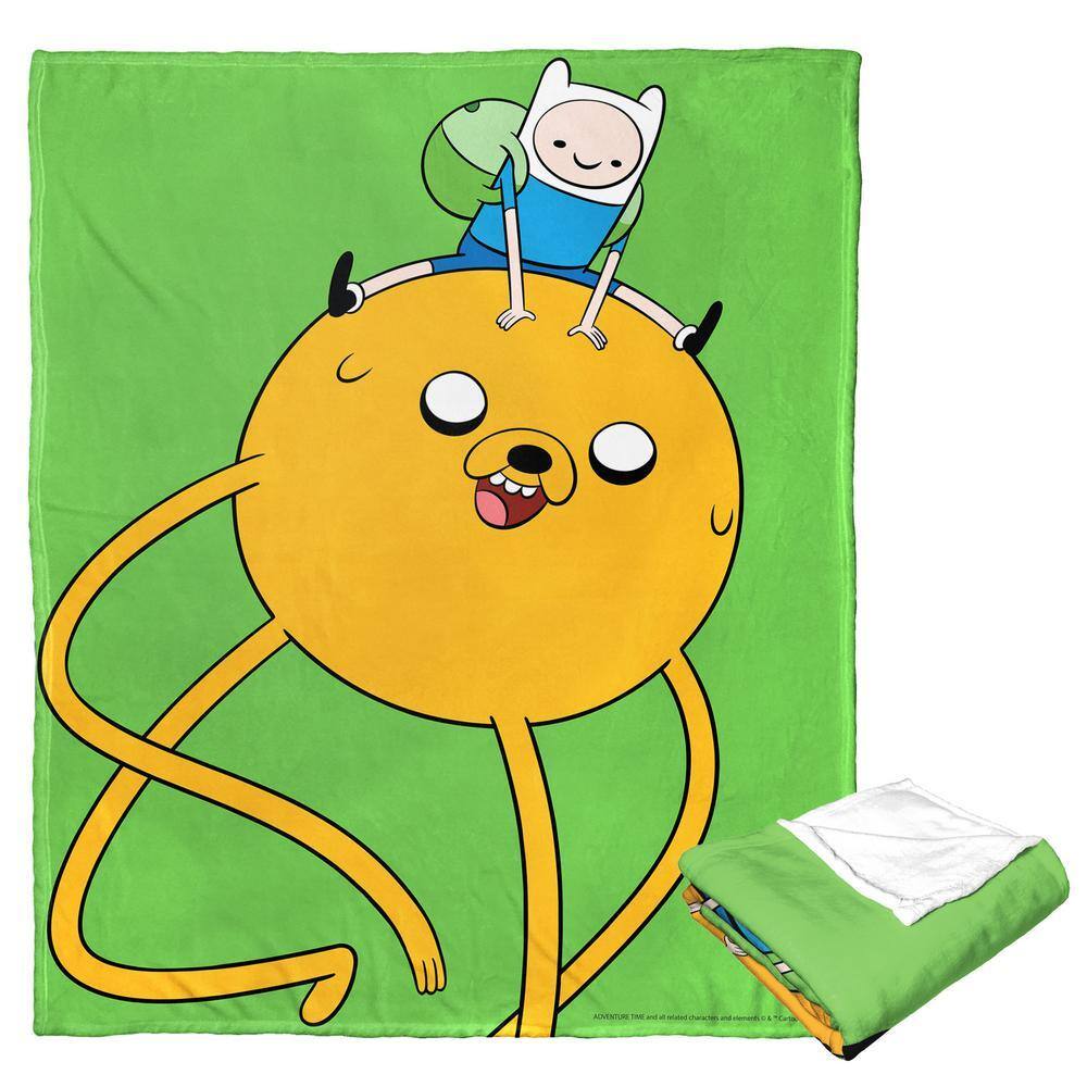 THE NORTHWEST GROUP Adventure Time Taking a Ride Multi Color Silk