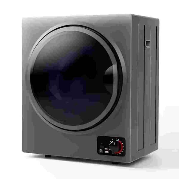 1.5 cu. ft. Vented Electric Laundry Tumble Electric Dryer Machine in Gray with Steel Tub