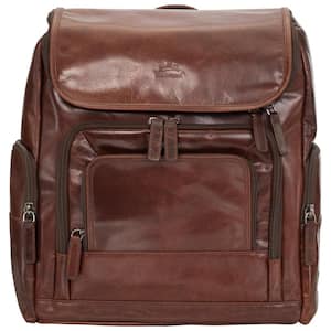 Buffalo 15 in. Brown Backpack for 15.6 in. Laptop and Tablet