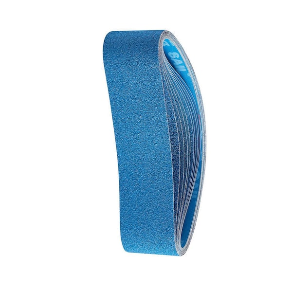 Sanding Belts, 4 x 36 in. Belt Sander Sanding Belts, 10 Piece (2 of Each 40 60 80 120 240 Grits) Zirconia for Polishing