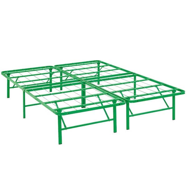 MODWAY Horizon Green Full Stainless Steel Bed Frame