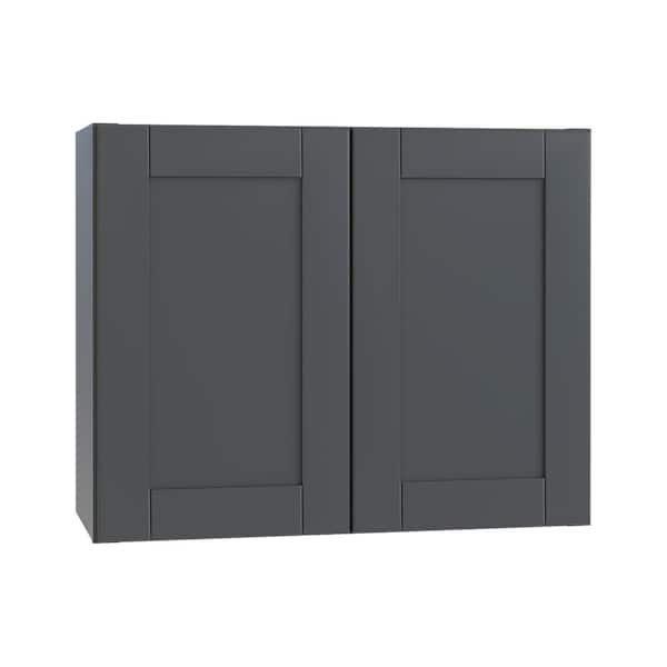 MILL'S PRIDE Richmond Venetian Onyx Plywood Shaker Stock Ready to Assemble Wall Kitchen Cabinet Sft Cls 30 in W x 12 in D x 24 in H