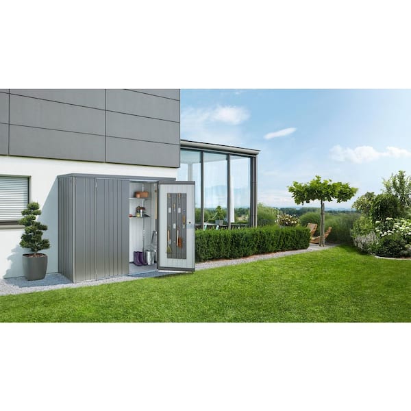 Equipment Locker 230 89.3 in. W x 32.6 in. D x 71.8 in. H Quartz Gray Steel Outdoor Storage Cabinet