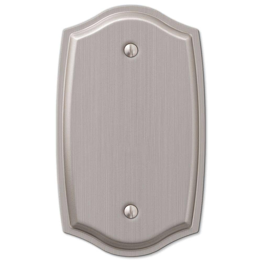 Vineyard 1 Gang Blank Steel Wall Plate - Brushed Nickel price history on PriceWatchPro