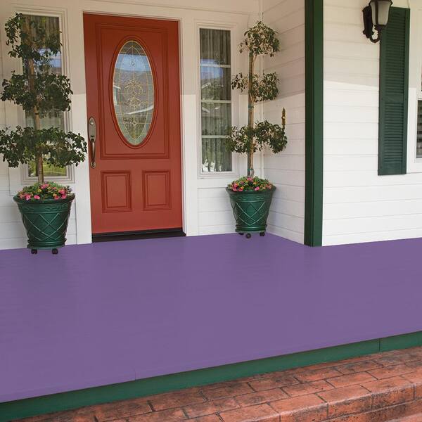 BEHR PREMIUM 1 gal. #N540-4 Silhouette Textured Low-Lustre Enamel  Interior/Exterior Porch and Patio Anti-Slip Floor Paint 623001 - The Home  Depot